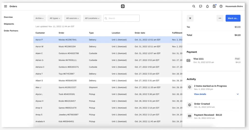 SquareUP Advanced Inventory Features