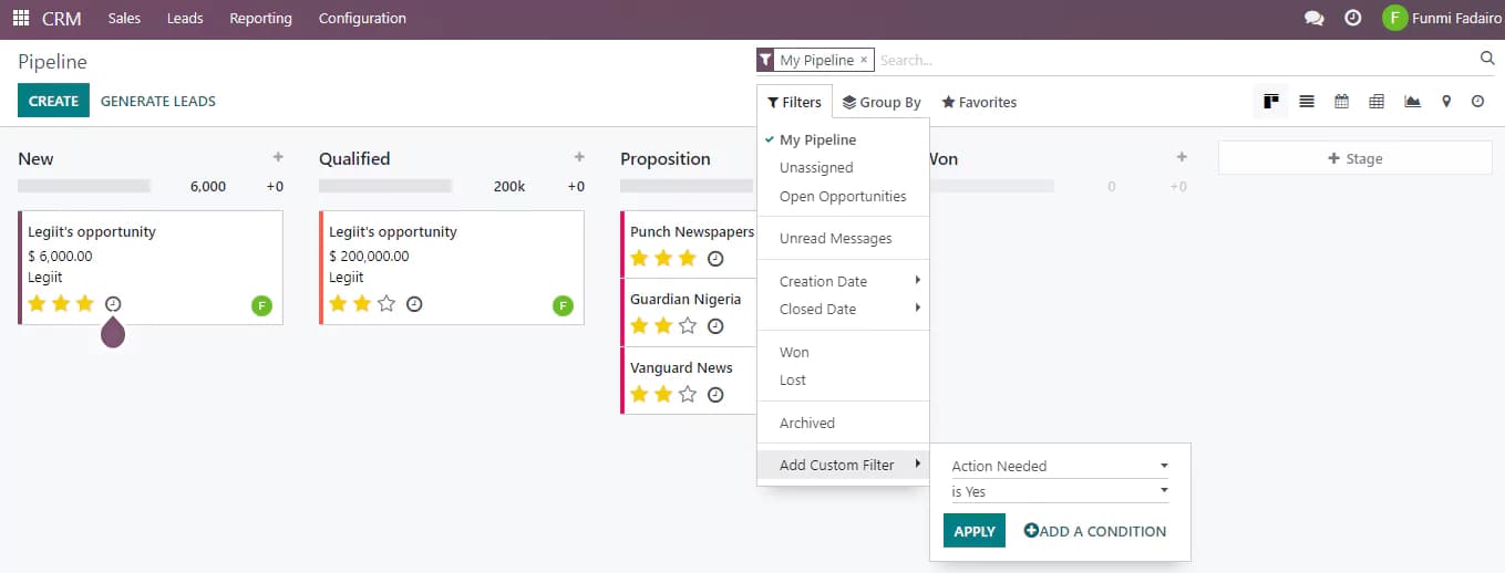 Odoo automation