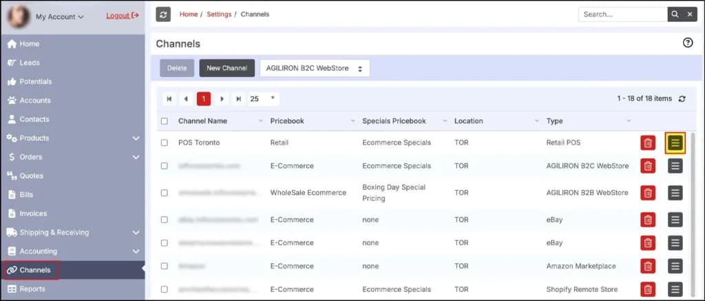 Agiliron Customer Relationship Management