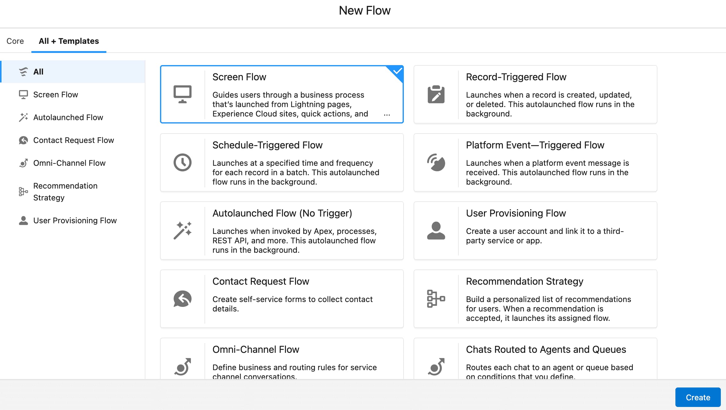 saleforce crm flow builder