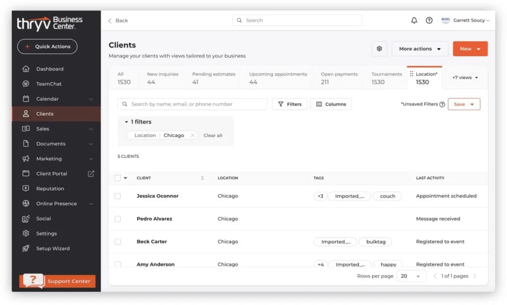 thryv Contact Management