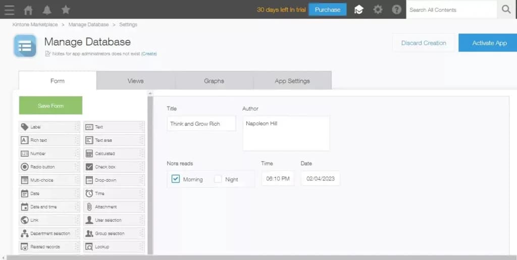 Kintone Data Management