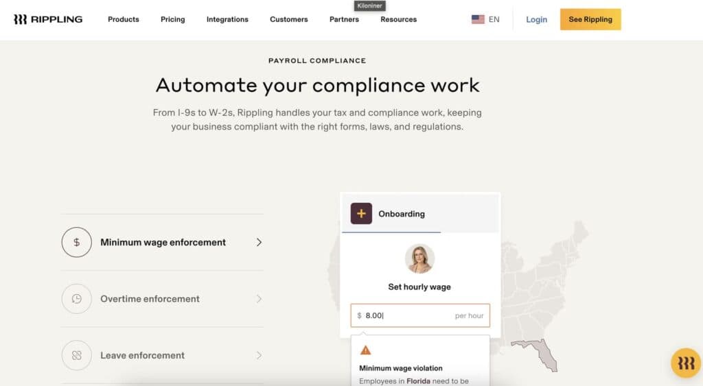 Compliance Rippling