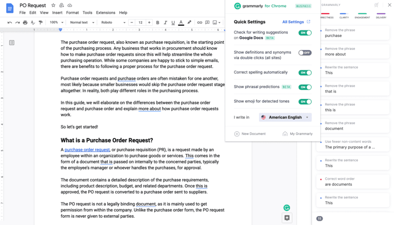Grammarly integrations