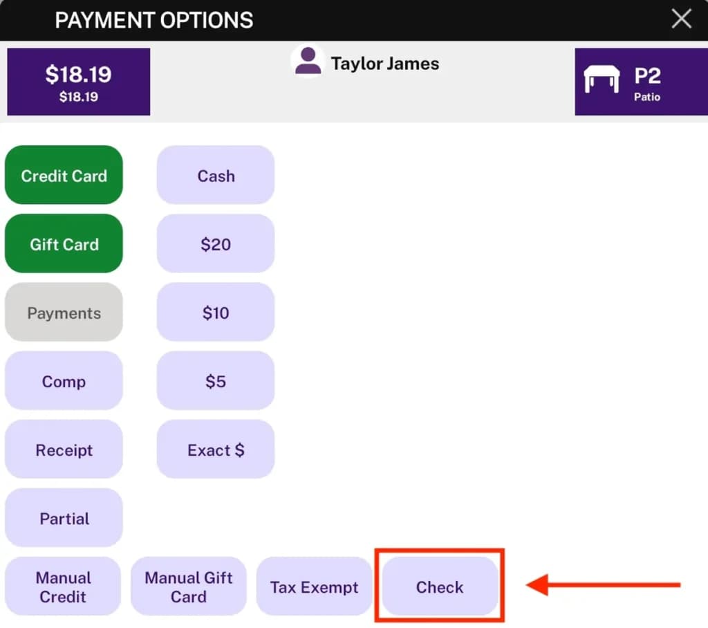 Contactless Ordering and Payment