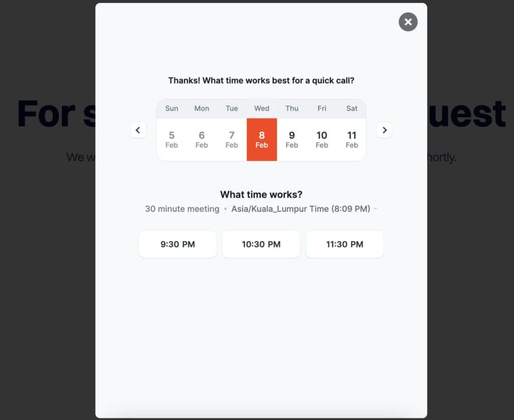 Papaya Call Scheduler