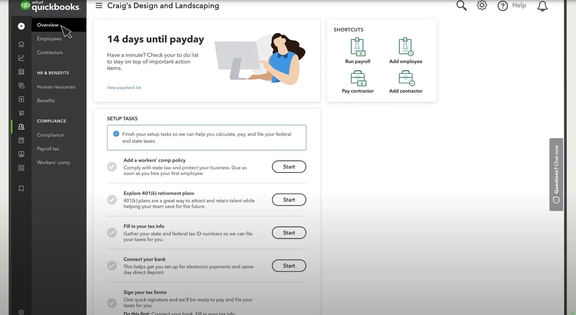 QuickBooks Auto payroll