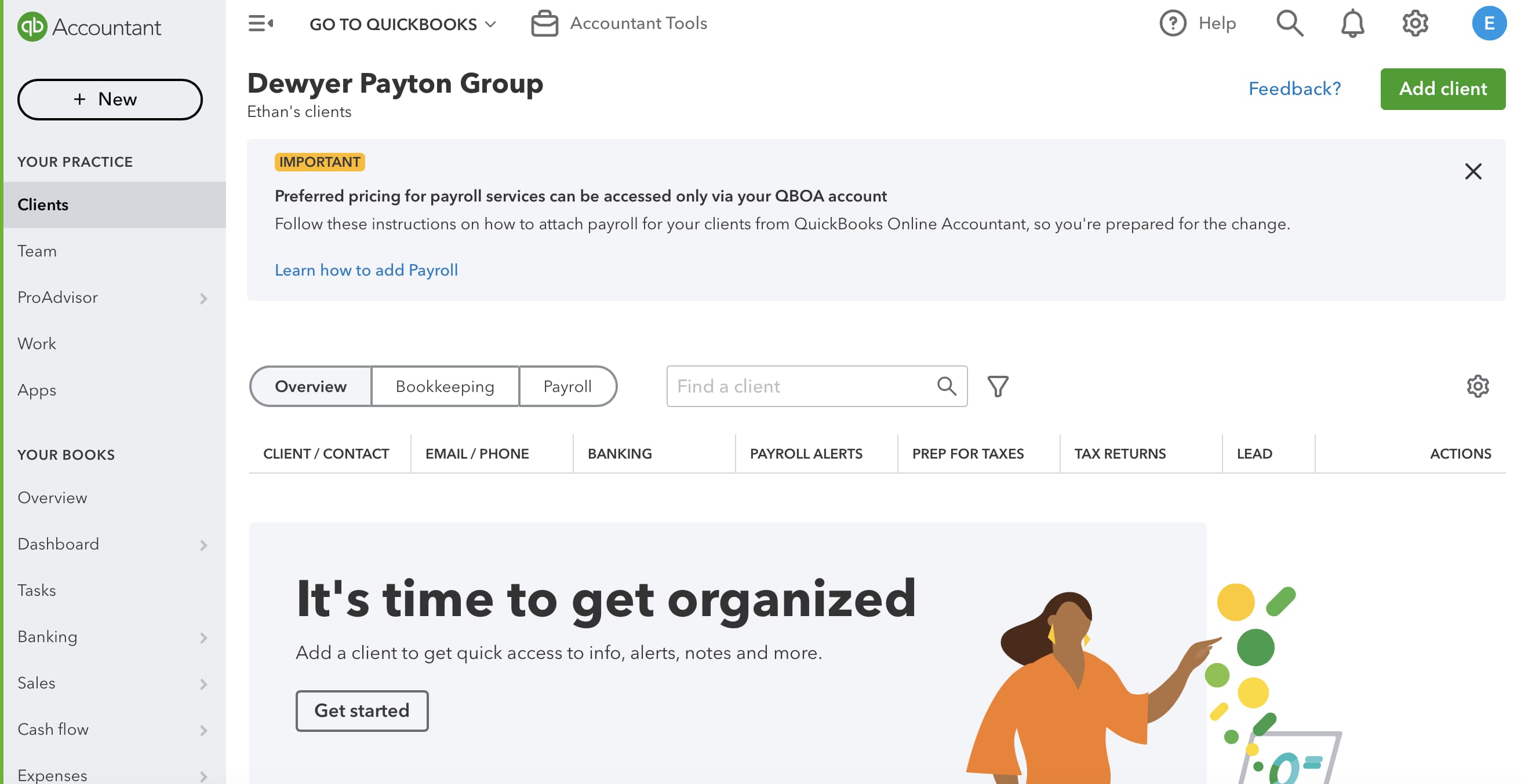 QuickBooks Accounts Payable Dashboard