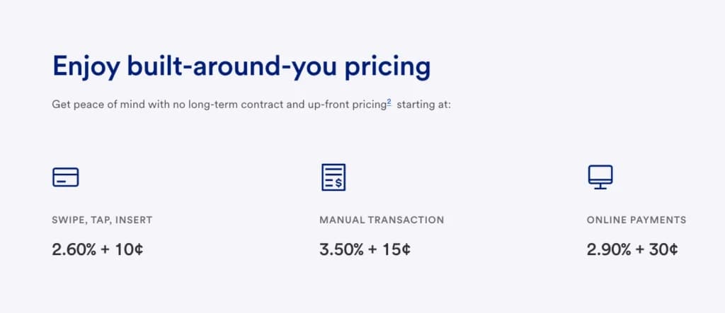 U.S. bank merchant services pricing
