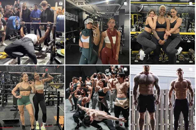 Gymshark’s tagged posts show a customer base that is interacting with the brand online.