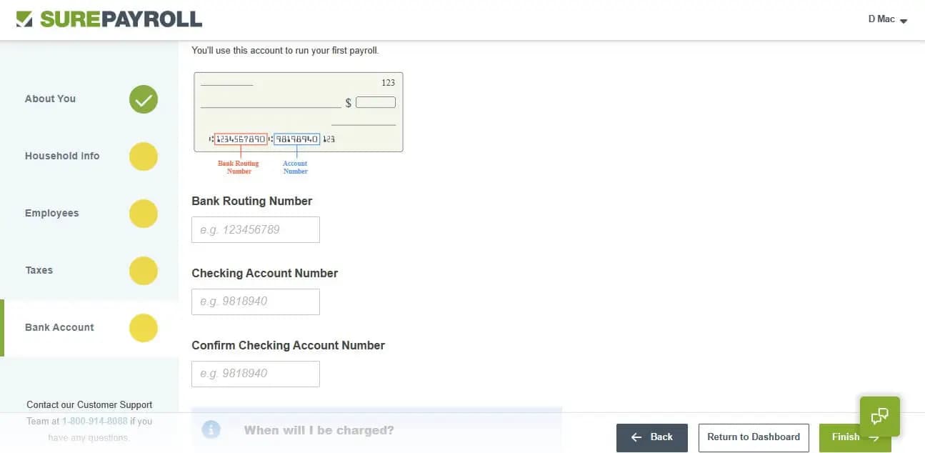 Surepayroll onboarding