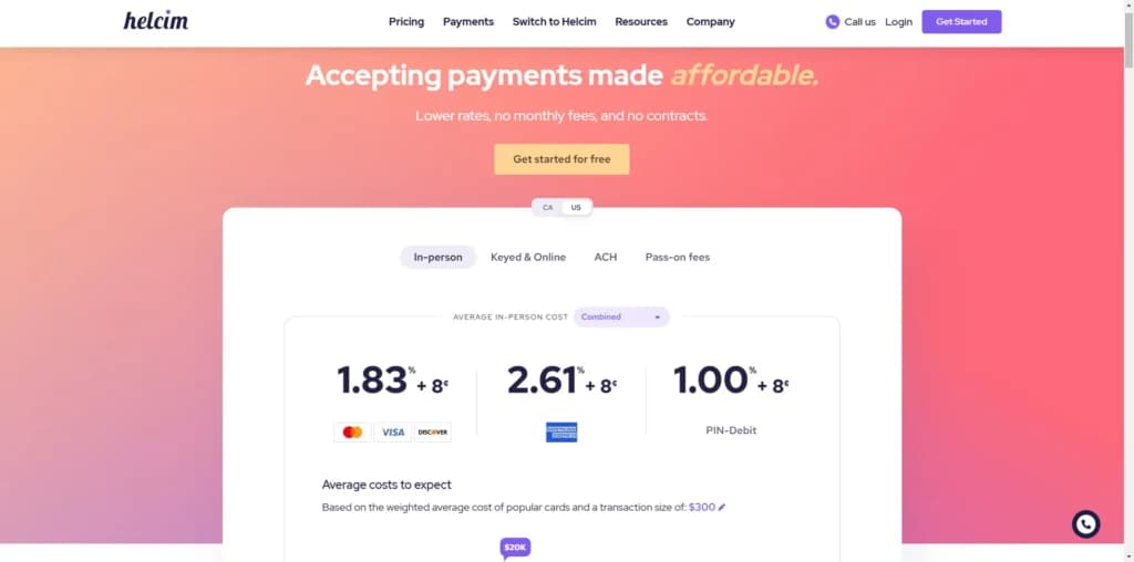 Helcim pricing