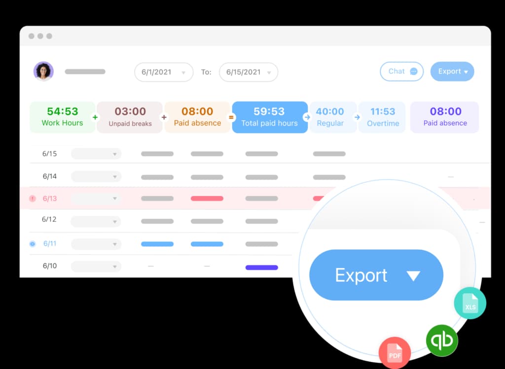 connecteam time tracking