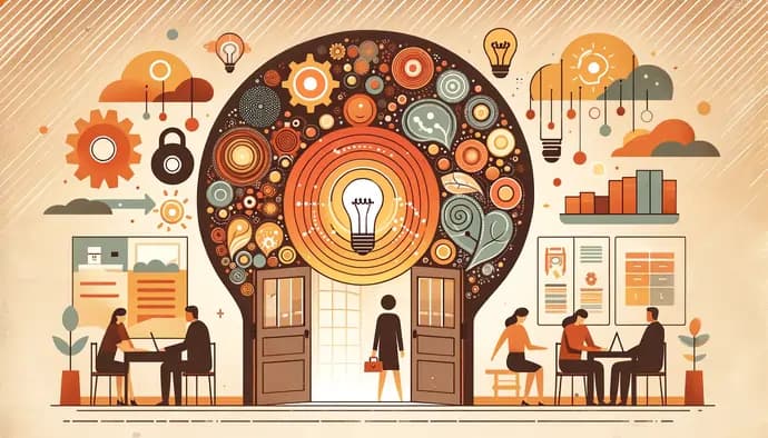 Mental health in the workplace depicted