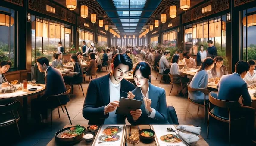 restaurant patrons