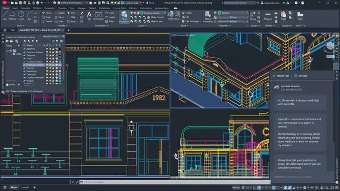 autocad features