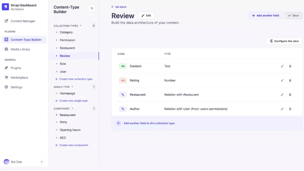 content-type-builder