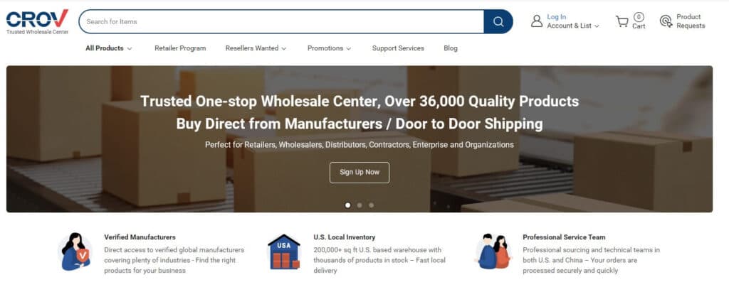 crov Dropshipping Comapny in the U.S.