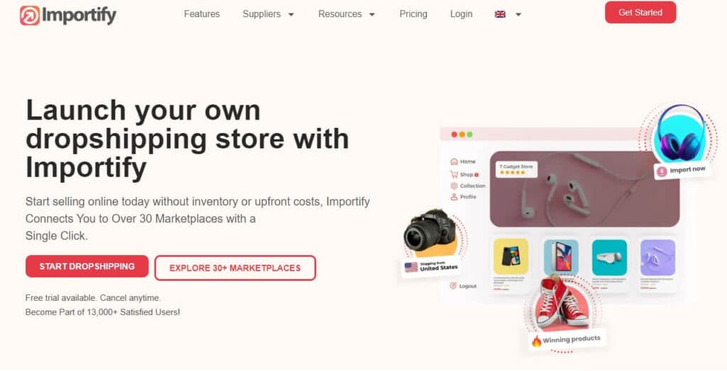 Importify Dropshipping company