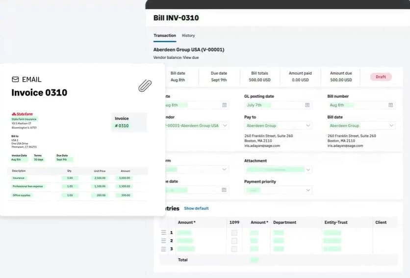 Sage - AI invoicing