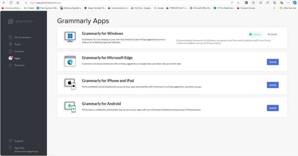 Grammarly - apps