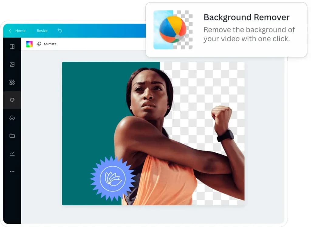 Canva One-Click Background Removal