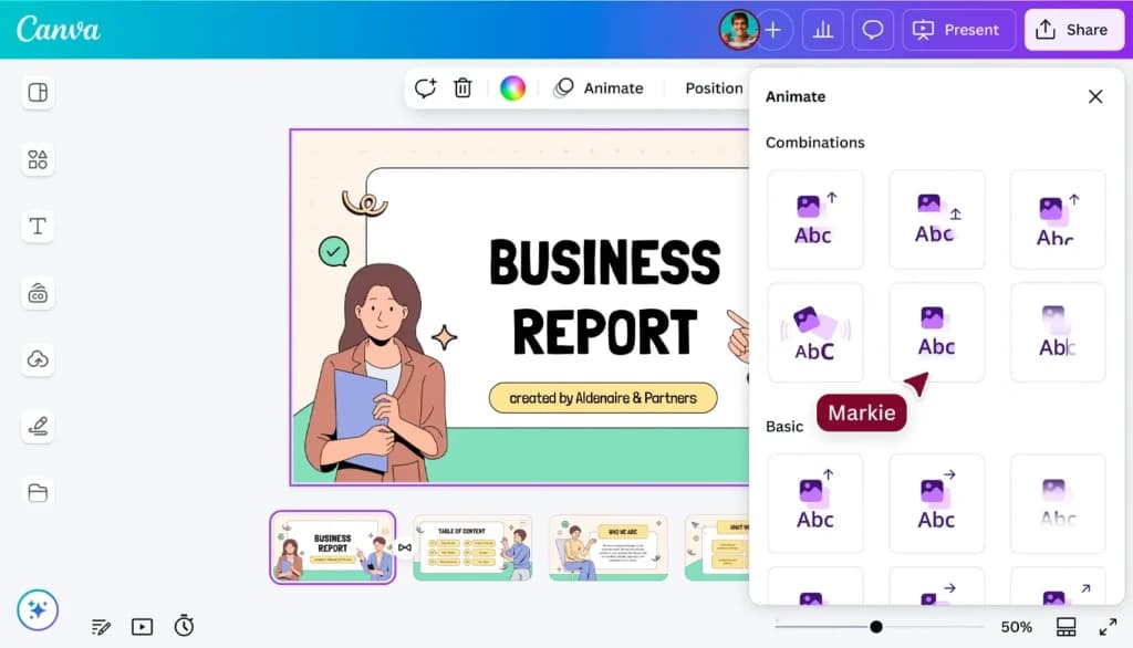 Canva Text Animations