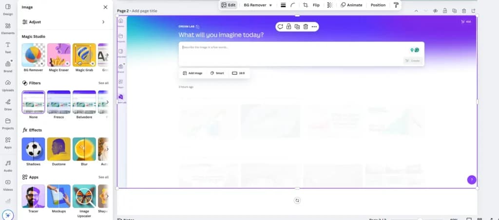 Canva AI-Powered Design Tools
