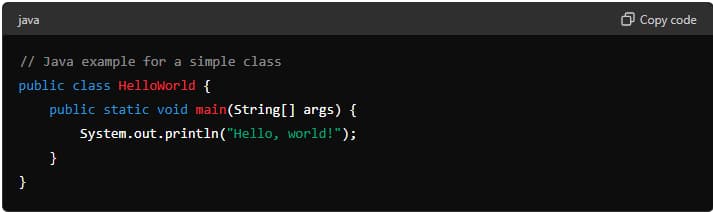java