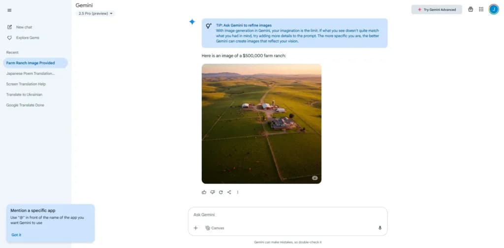 Gemini AI Image Generation