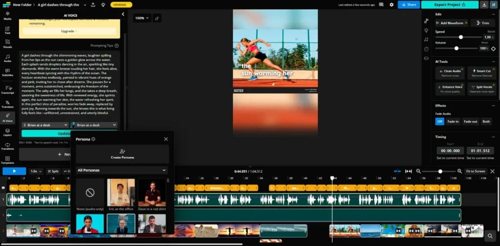 Kawping Text-to-Speech and Audio Options