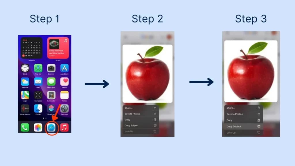 How to remove background from image with Safari