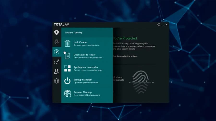 System Performance Optimization Screen