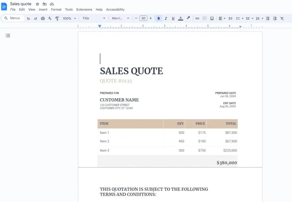 PDF editing with Google Doc