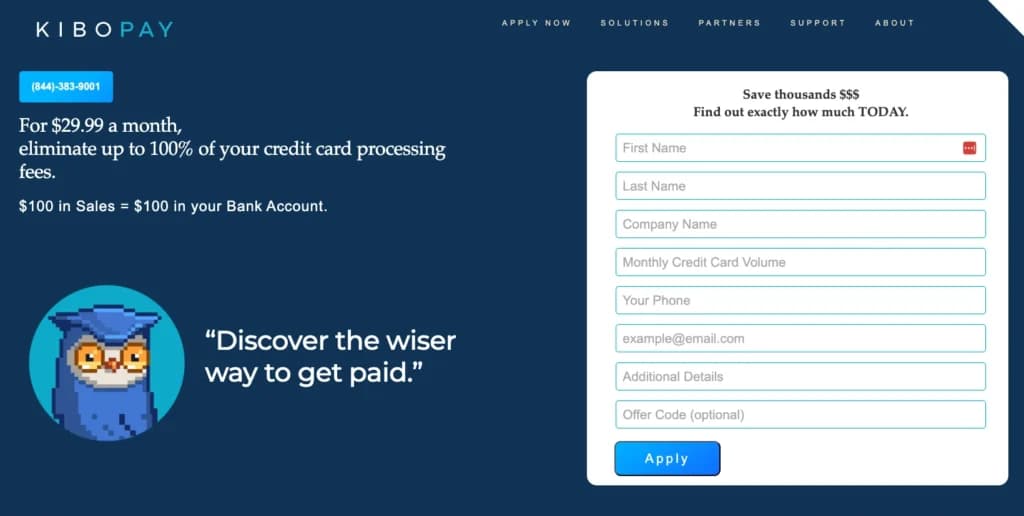 Kibo Pay onboarding