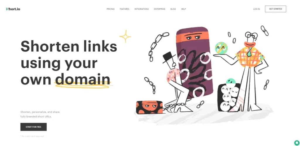 short.io URL shorten tool
