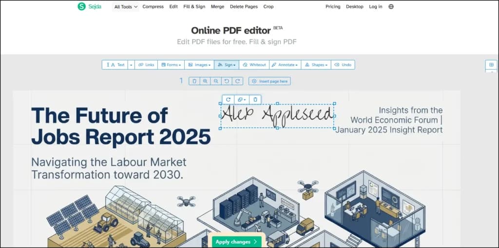 add an electronic signature to pdf