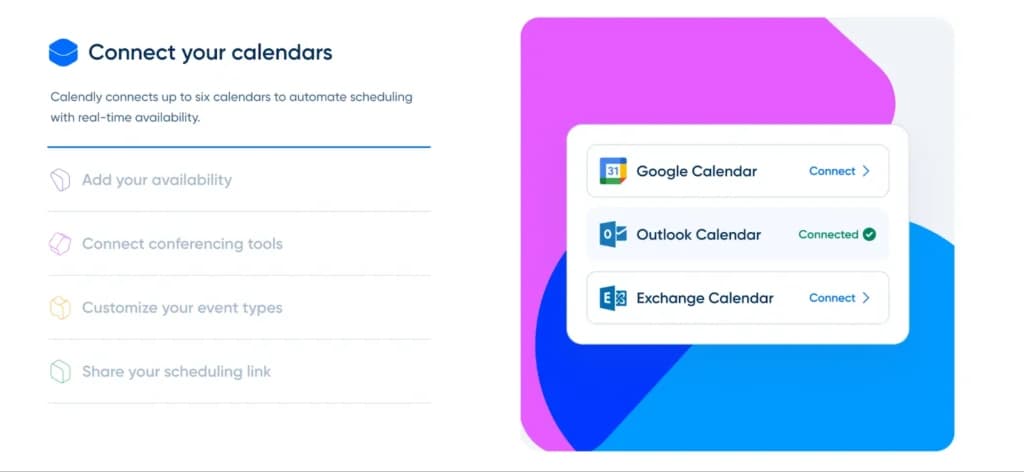 calendly connect calendars