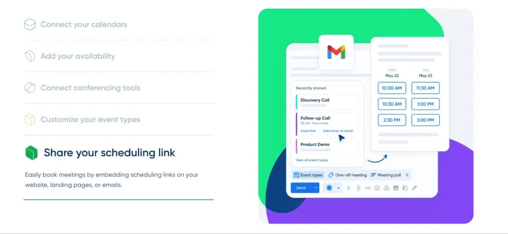 calendly share scheduling