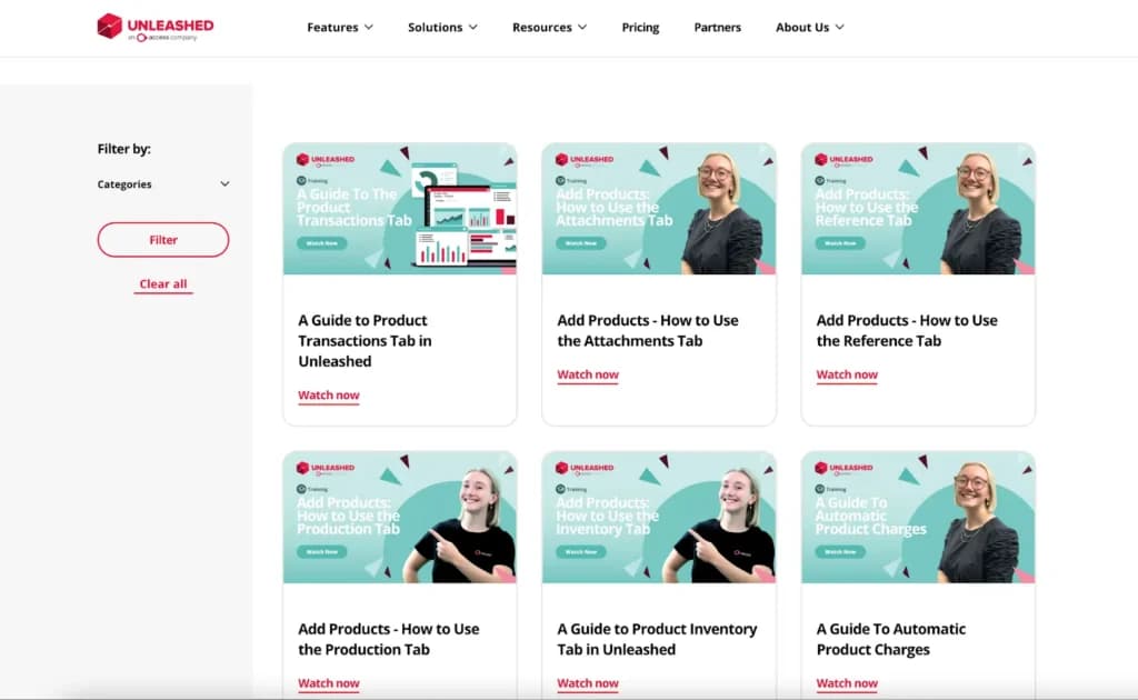 Unleashed selection of webinars