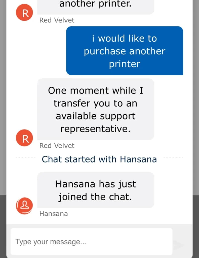 Cake live chat