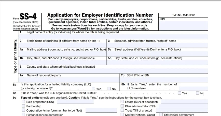 Application Form