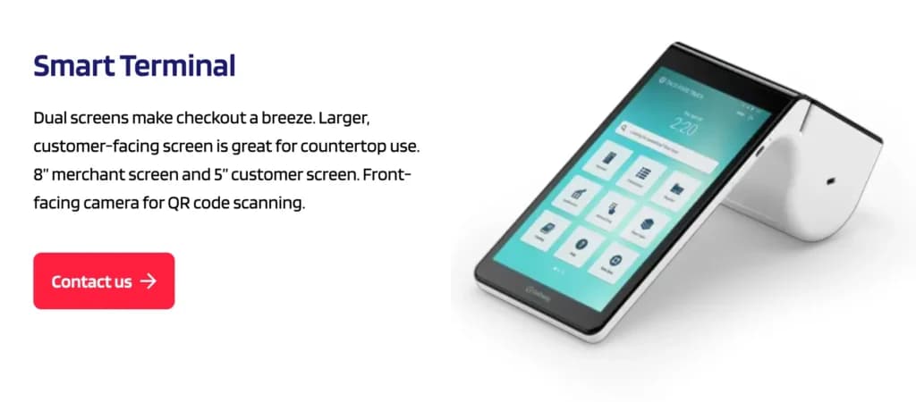 Worldpay POS smart terminal