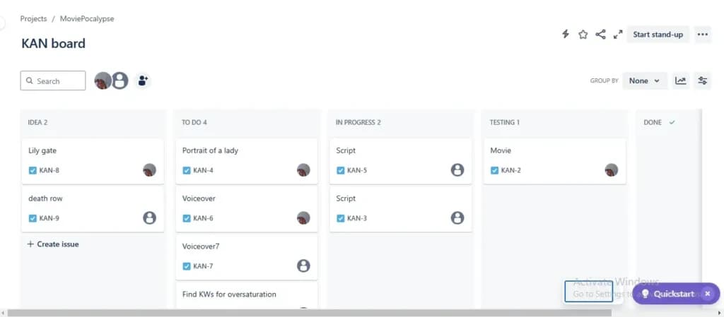 Jira Kanban