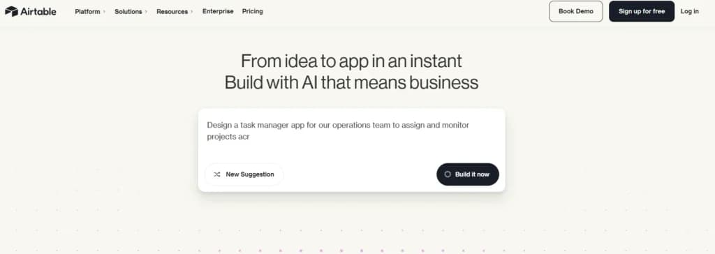 Airtable platform
