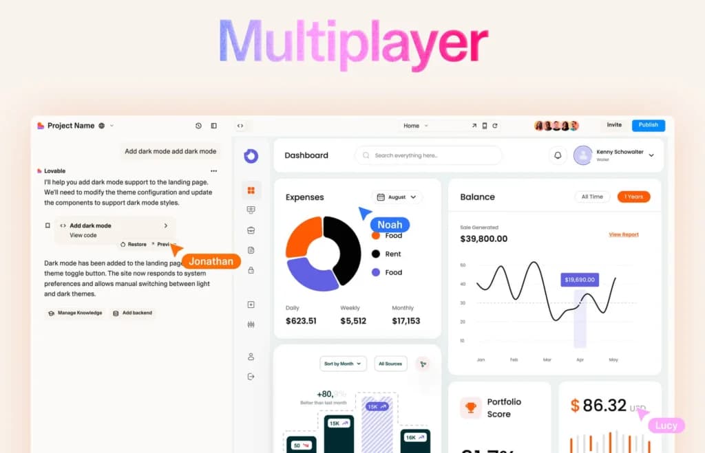 Lovable Real-Time Collaboration