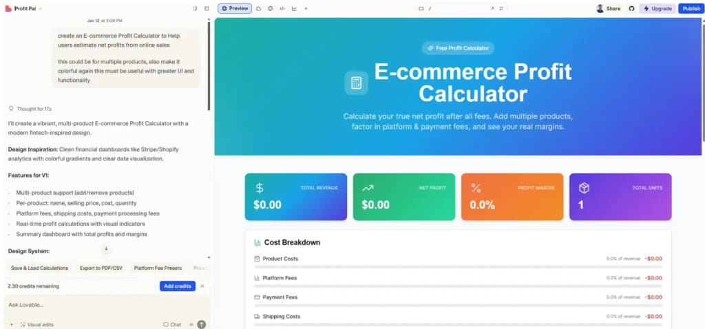lovable app builder