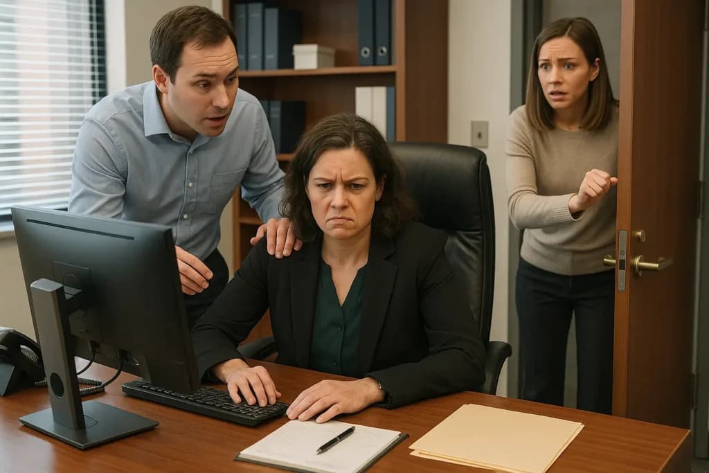 agitated boss