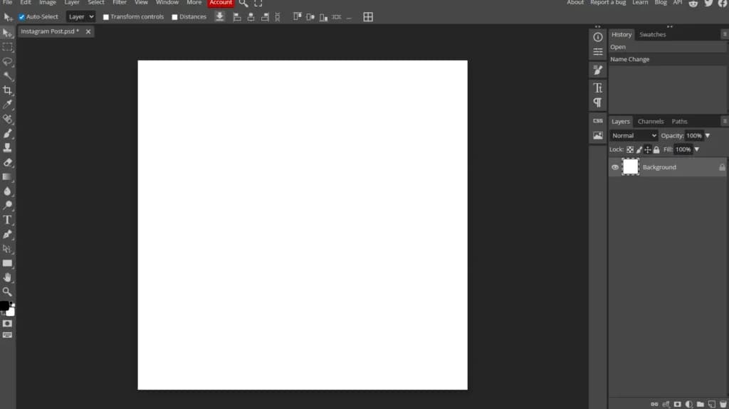 photoshop post for social media