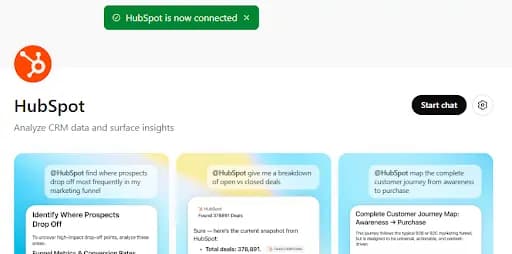 Hubspot GPT integration